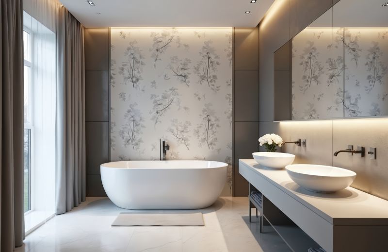 Modern Bathroom with Freestanding Tub